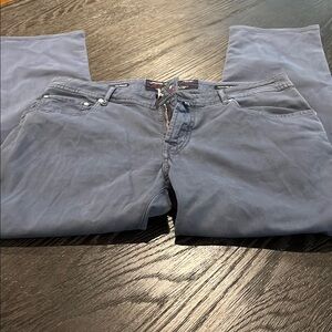 Jacob Cohen Navy Tailored Jean Pant